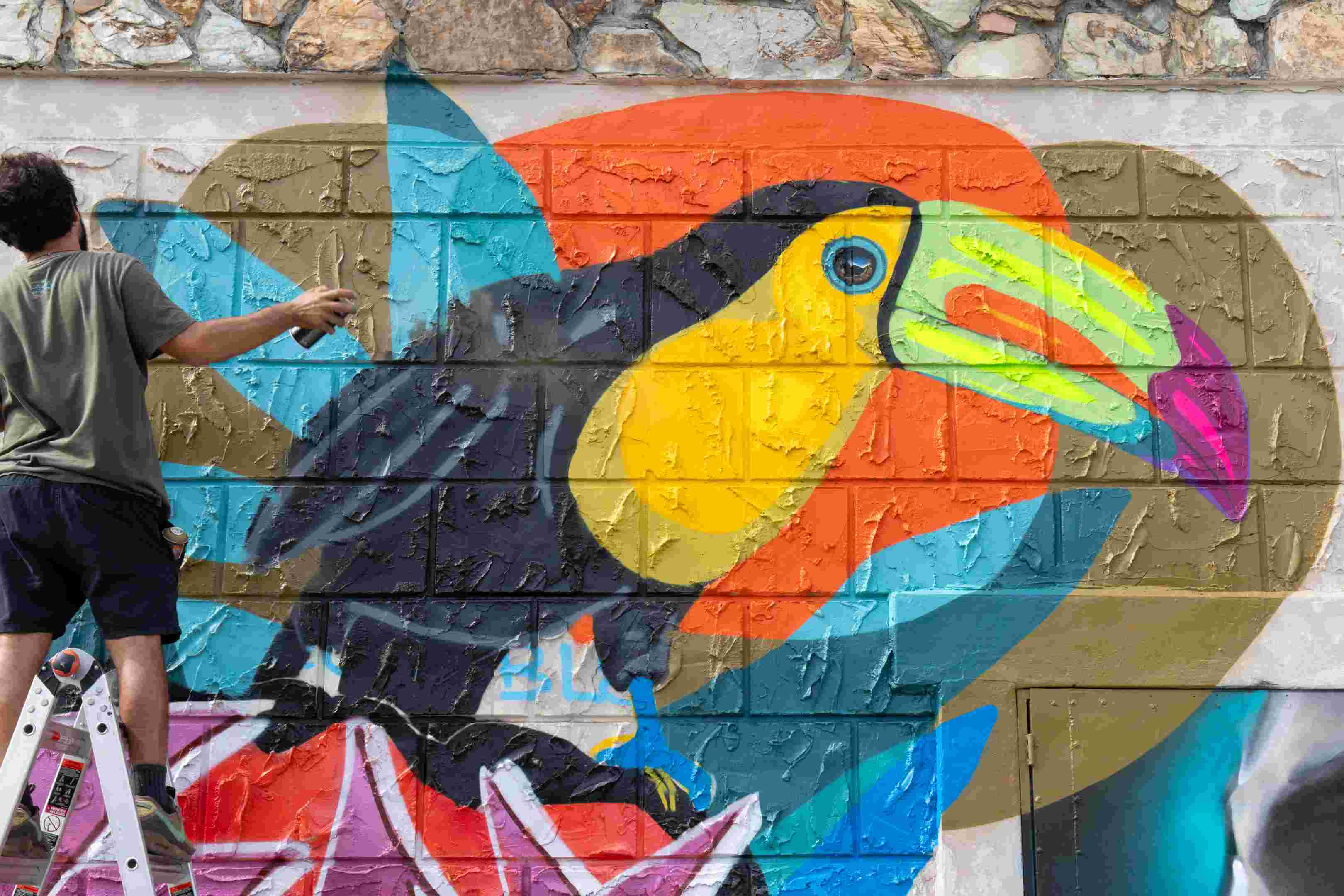 tucan mural