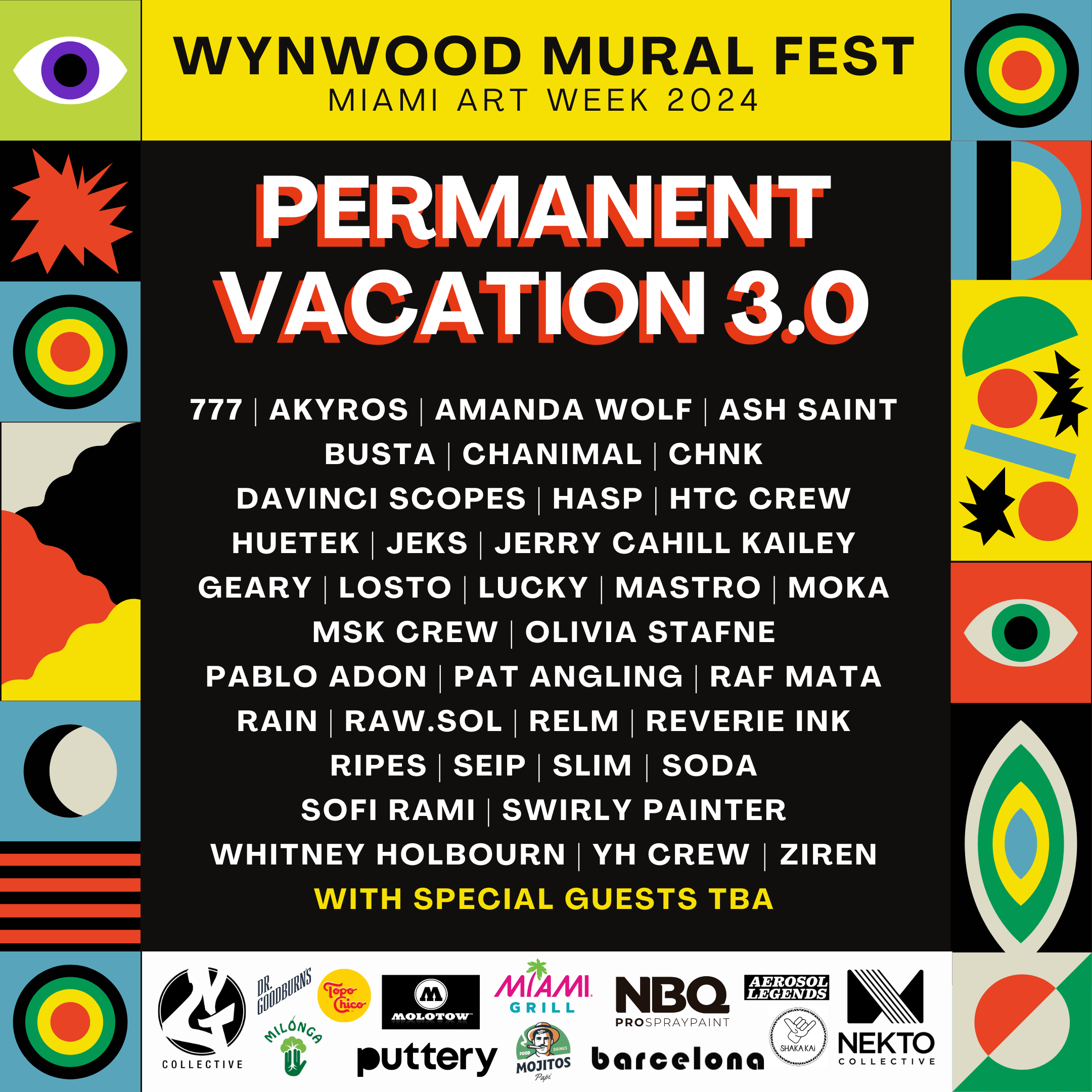 WMF permanent vacation artists